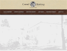 Tablet Screenshot of carmelheritage.org